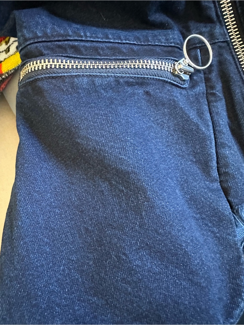 Marques' Almeida Frayed Denim Jacket - O-Ring
Zipper Biker Moto Style S - Picture 15 of 15